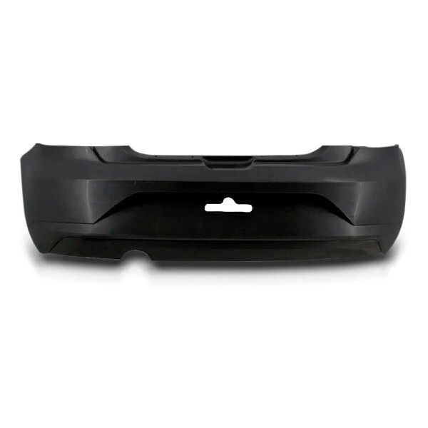 Para Choque Gol G7 G8 2017 a 2023 Traseiro Preto Liso Sem Furos Loma Plast