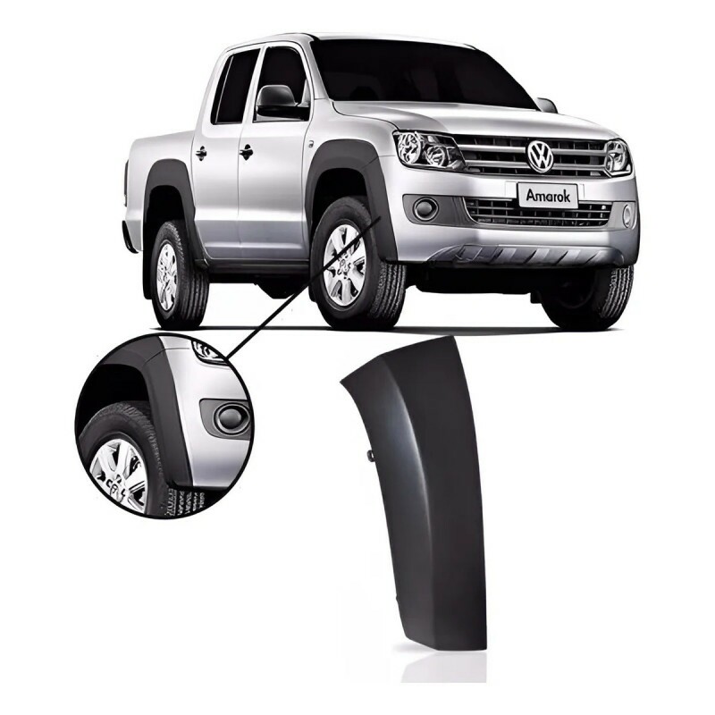 Moldura Para choque Amarok 2010 a 2015 Dianteiro Direito Moldura Para choque Amarok 2010 a 2015 Dianteiro Direito