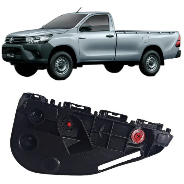 Guia Para Choque Hilux 2016 a 2020 Dianteiro Esquerdo Cabine Dupla Loma Plast