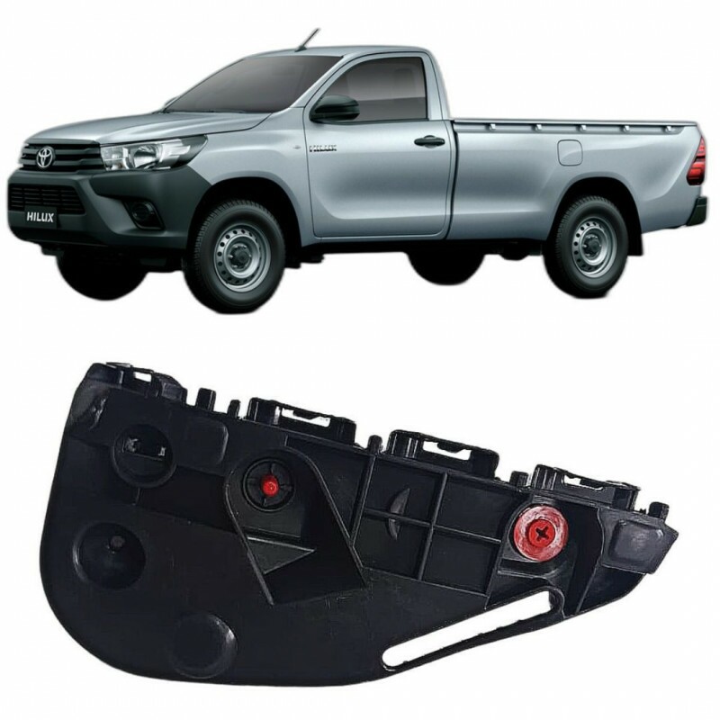 Guia Para Choque Hilux 2016 a 2020 Dianteiro Esquerdo Cabine Dupla Loma Plast