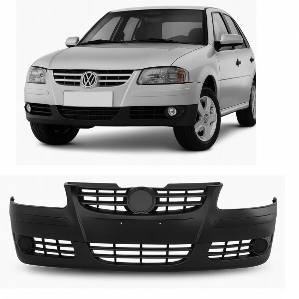 Para Choque Gol G4 2006 a 2014 Dianteiro Parcial Preto Liso