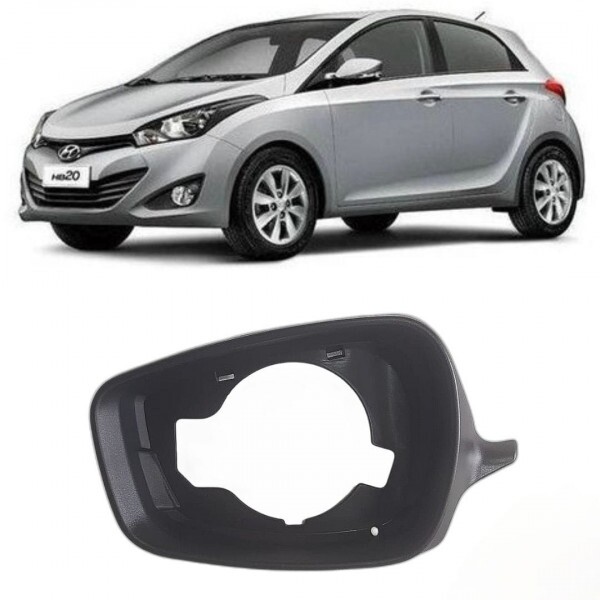 Aro Externo Retrovisor HB20 2013 a 2018 Lado Esquerdo