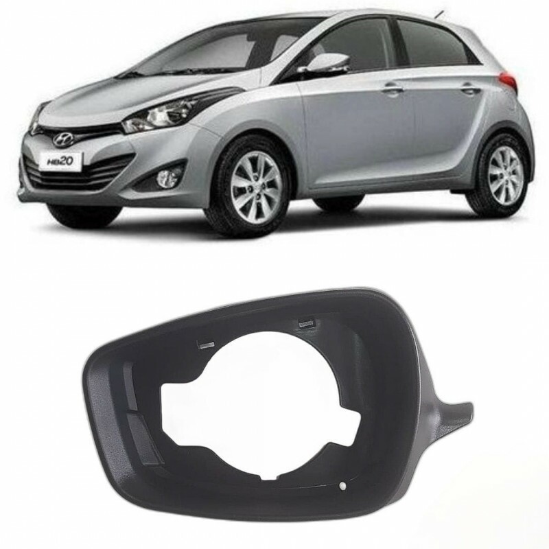 Aro Externo Retrovisor HB20 2013 a 2018 Lado Esquerdo