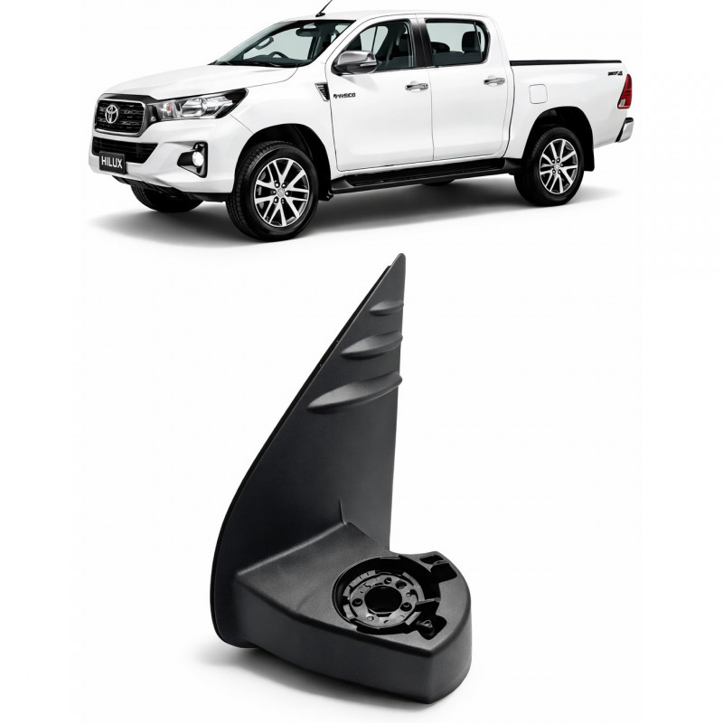 Pé do Retrovisor Hilux 2016 a 2026 Esquerdo