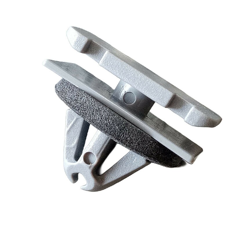 Grampo Friso Lateral Moldura Paralama Aplique Capô Tracker 2014 a 2017 Cinza