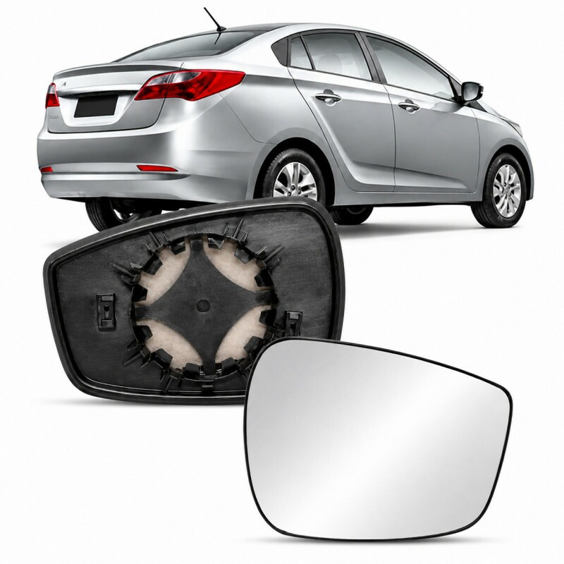 Lente Retrovisor HB20 2013 a 2019 Direito
