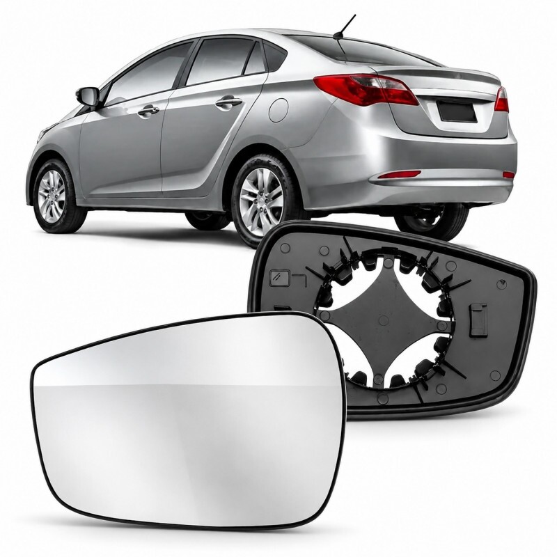 Lente Retrovisor HB20 2013 a 2019 Esquerdo