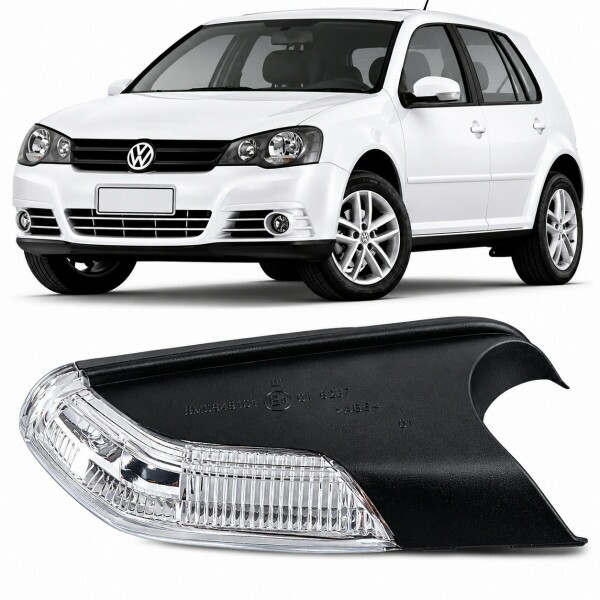 Pisca Retrovisor Golf Polo 2007 a 2014 Esquerdo Metagal
