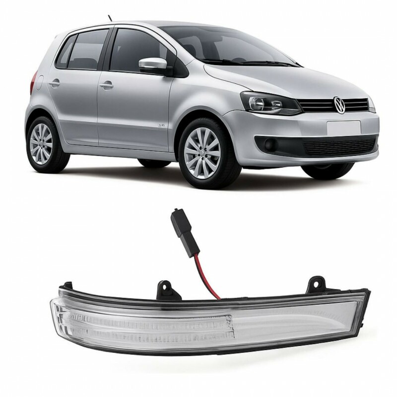 Pisca Retrovisor Gol G6 G7 Fox Saveiro Voyage 2010 a 2024 Direito Led