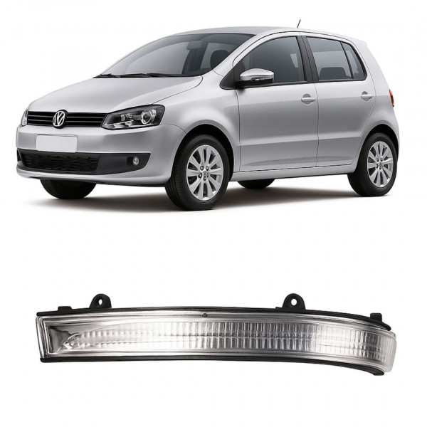 Pisca Retrovisor Fox 2010 a 2022 Esquerdo Led