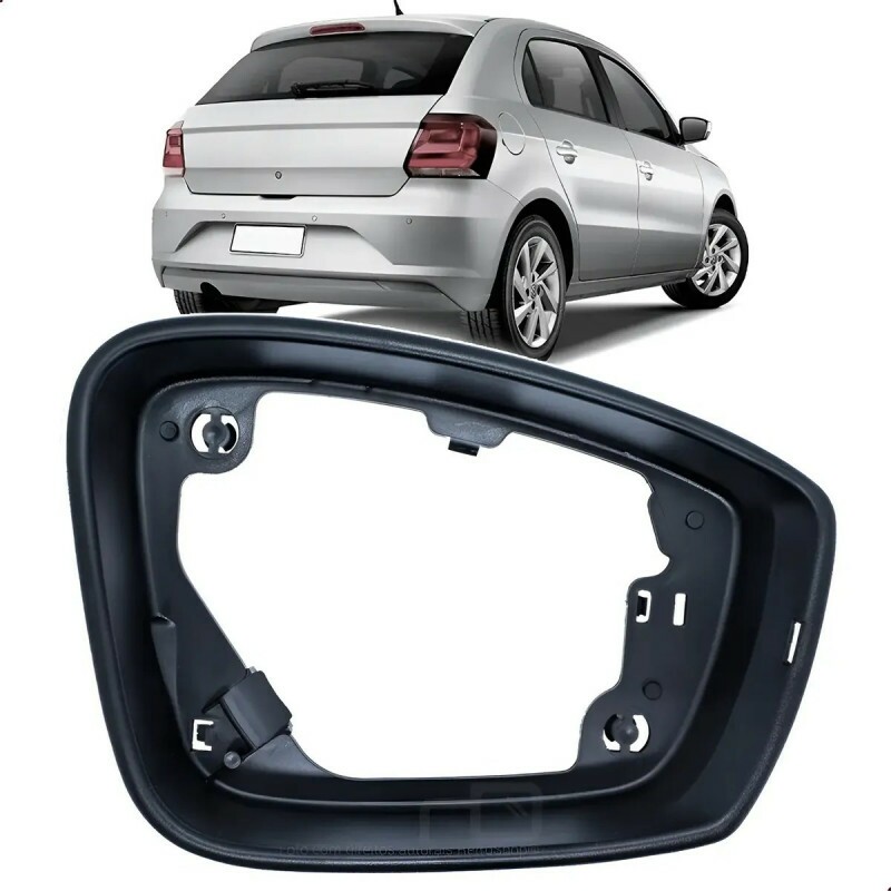 Aro Externo Retrovisor Gol G6 G7 G8 Fox Up Golf Polo 2012 a 2021 Direito Com Furo