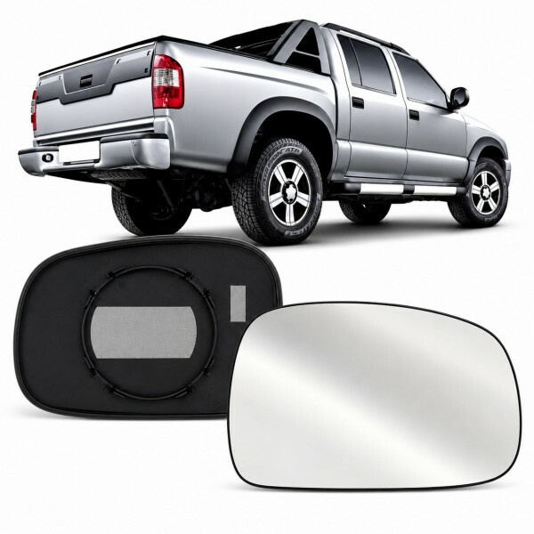 Lente Retrovisor S10 1993 a 2011 Direito Lente Convexa Lente Retrovisor S10 1993 a 2011 Direito Lente Convexa