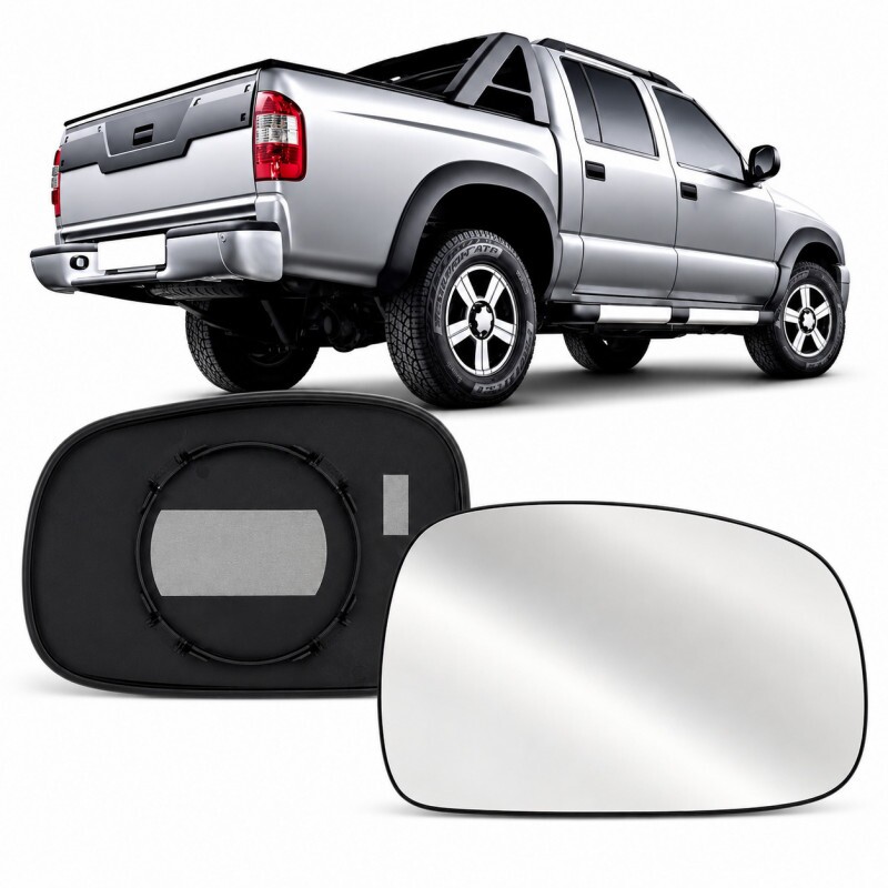 Lente Retrovisor S10 1993 a 2011 Direito Lente Convexa