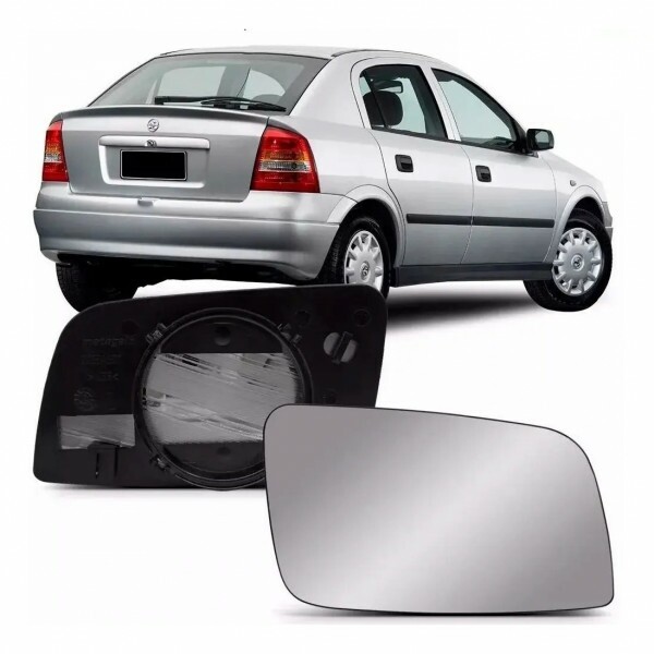 Lente Retrovisor Astra 2001 a 2011 Direito Lente Com Placa