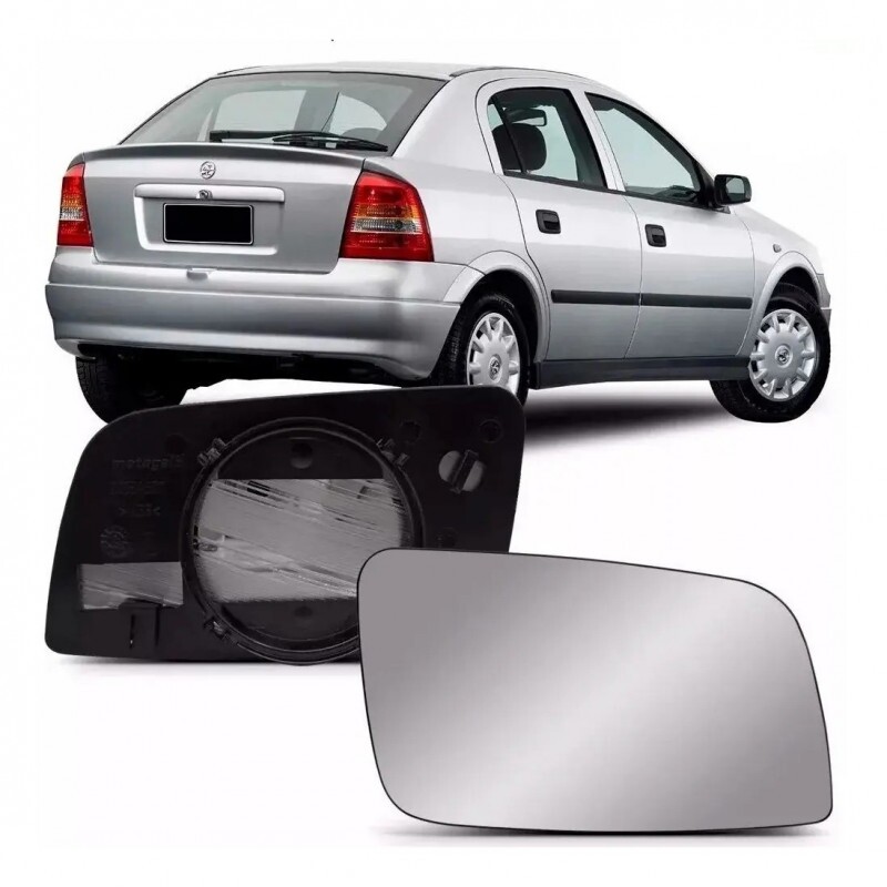 Lente Retrovisor Astra 2001 a 2011 Direito Lente Com Placa