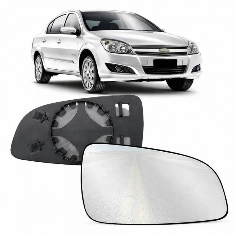 Lente Retrovisor Vectra 2006 a 2011 Direito Metagal