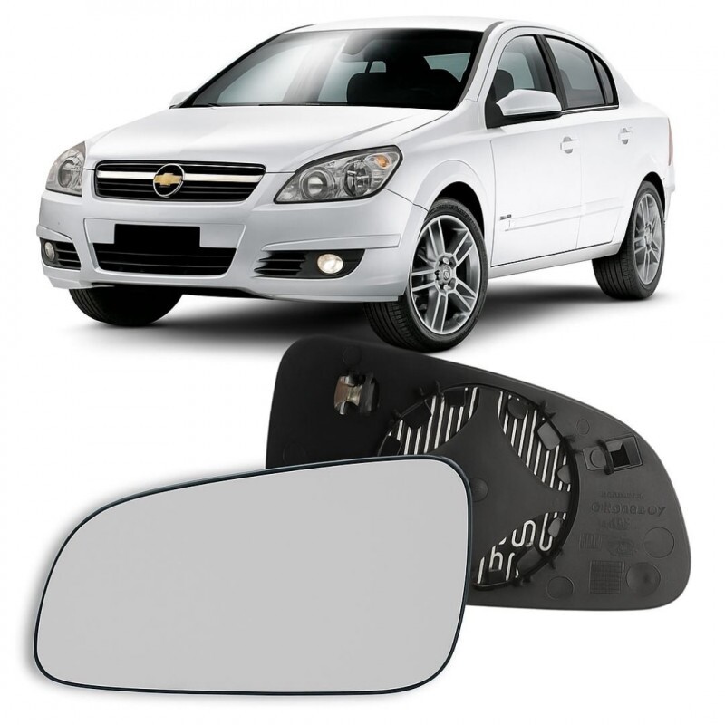 Lente Retrovisor Vectra 2006 a 2009 Esquerdo Desembaçador Térmico