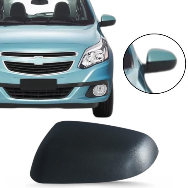 Capa Retrovisor Agile Montana 2008 a 2014 Esquerdo Preto Texturizado Capa Retrovisor Agile Montana 2008 a 2014 Esquerdo Preto Texturizado