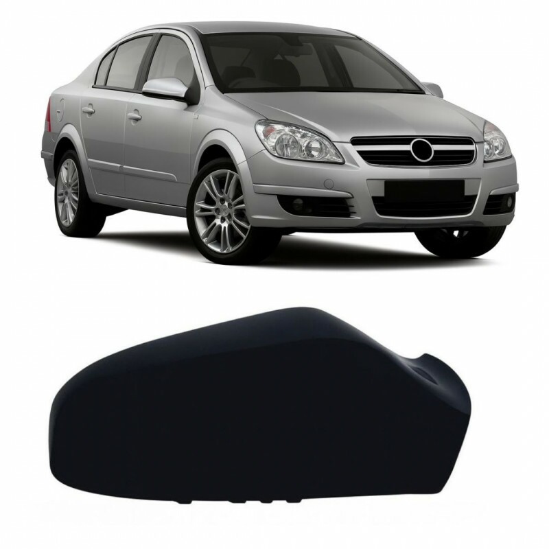 Capa Retrovisor Vectra 2010 a 2011 Direito Preto Liso Sem Pisca