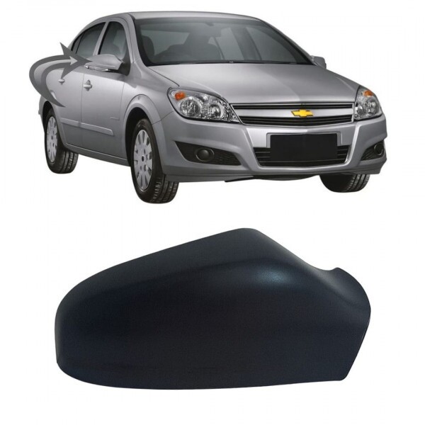 Capa Retrovisor Vectra 2010 a 2011 Direito Preto Liso Para Pisca