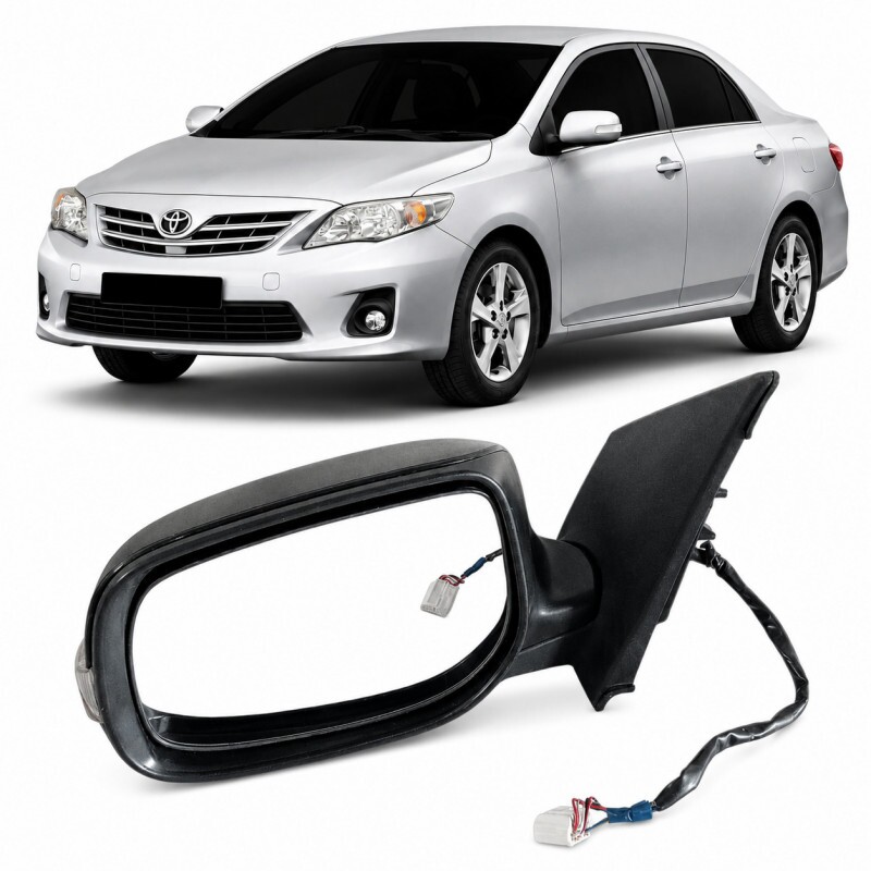 Retrovisor Corolla 2009 a 2014 Esquerdo Eletrico Retratil Retrovisor Corolla 2009 a 2014 Esquerdo Eletrico Retratil