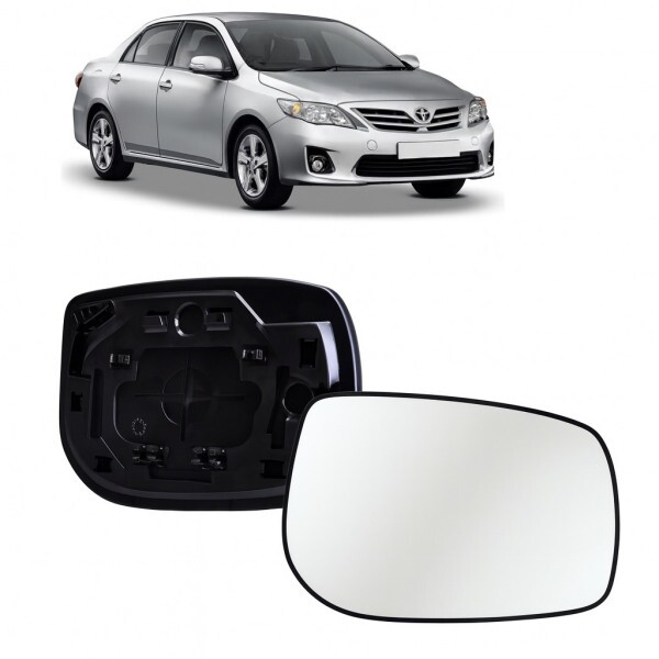 Lente Retrovisor Corolla 2009 a 2014 Direito Lente Convexa