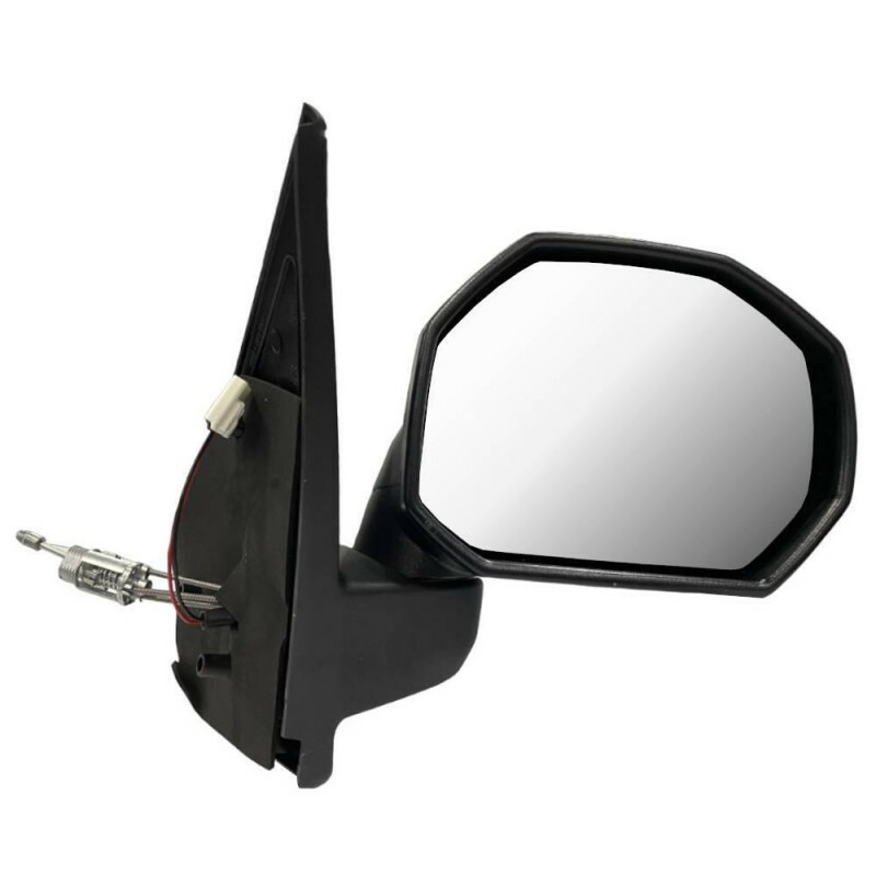 Retrovisor Palio Weekend Adv F4 2011 a 2017 Direito Manual Preto