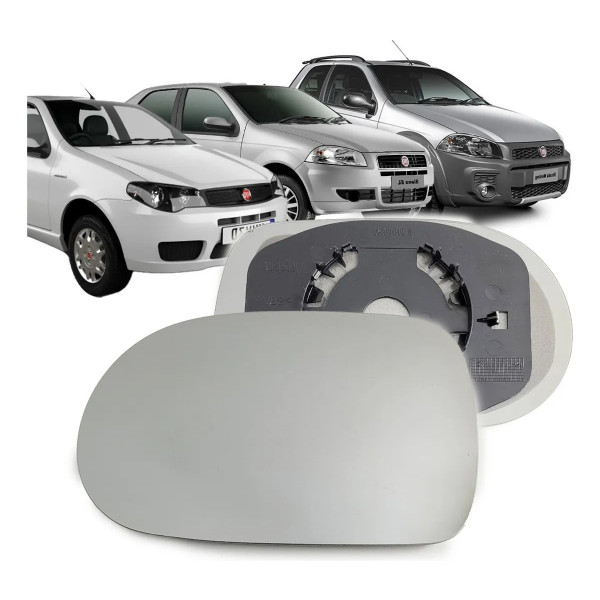 Lente Retrovisor Palio F2 F3 2011 a 2017 Esquerdo Lente Retrovisor Palio F2 F3 2011 a 2017 Esquerdo