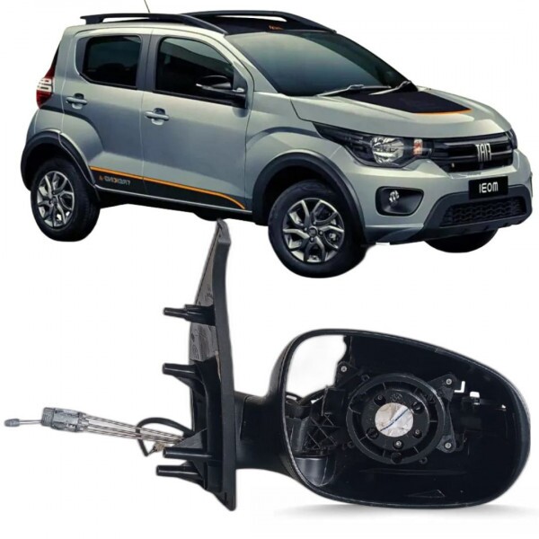 Retrovisor Parcial Mobi 2017 a 2023 Direito C/Pisca