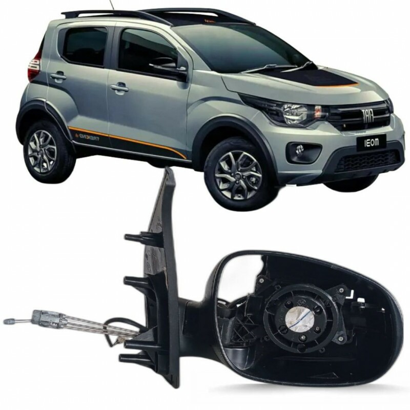 Retrovisor Parcial Mobi 2017 a 2023 Direito C/Pisca