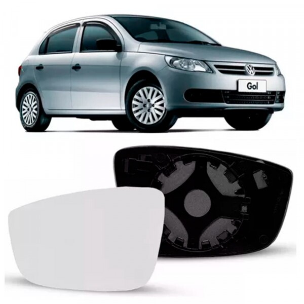 Lente Retrovisor Gol G5 2008 a 2012 Esquerdo