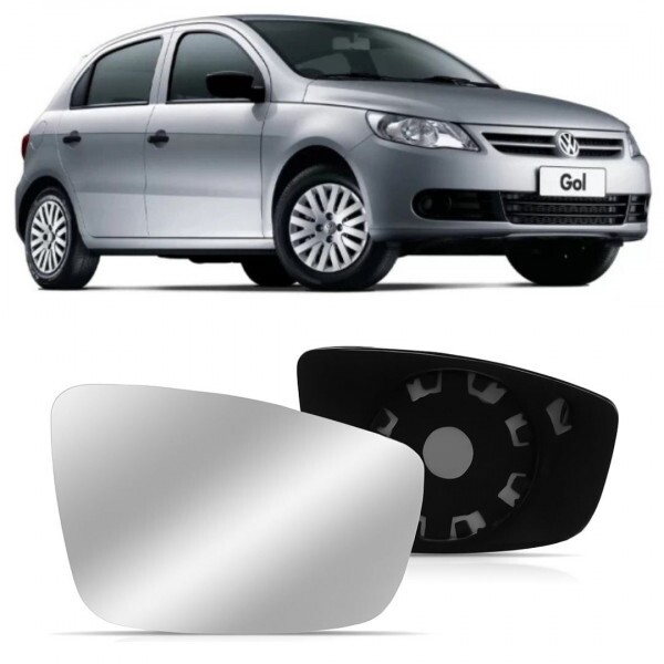 Lente Retrovisor Gol G5 2009 a 2013 Direito Lente Convexa