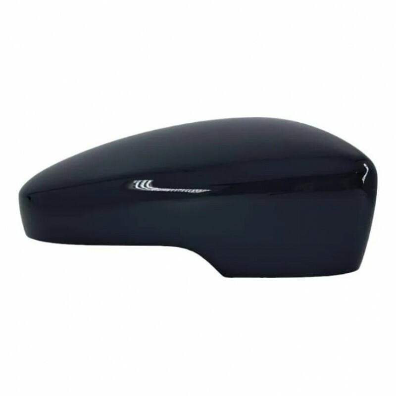 Capa Retrovisor Fox 2010 a 2022 Direito Preto Liso