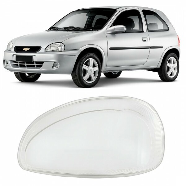 Lente do Farol Corsa 2000 a 2010 Esquerdo