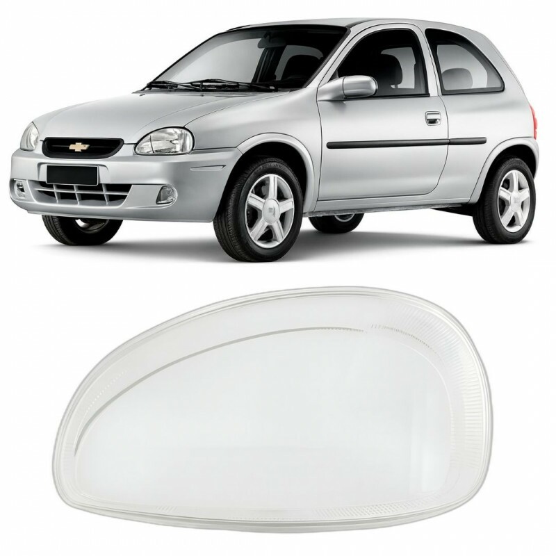 Lente do Farol Corsa 2000 a 2010 Esquerdo