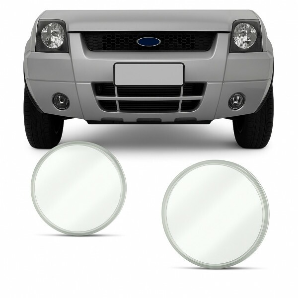 Lente Farol de Milha Dianteiro EcoSport Ranger 2003 a 2009 Ambos Lados Luz de Neblina