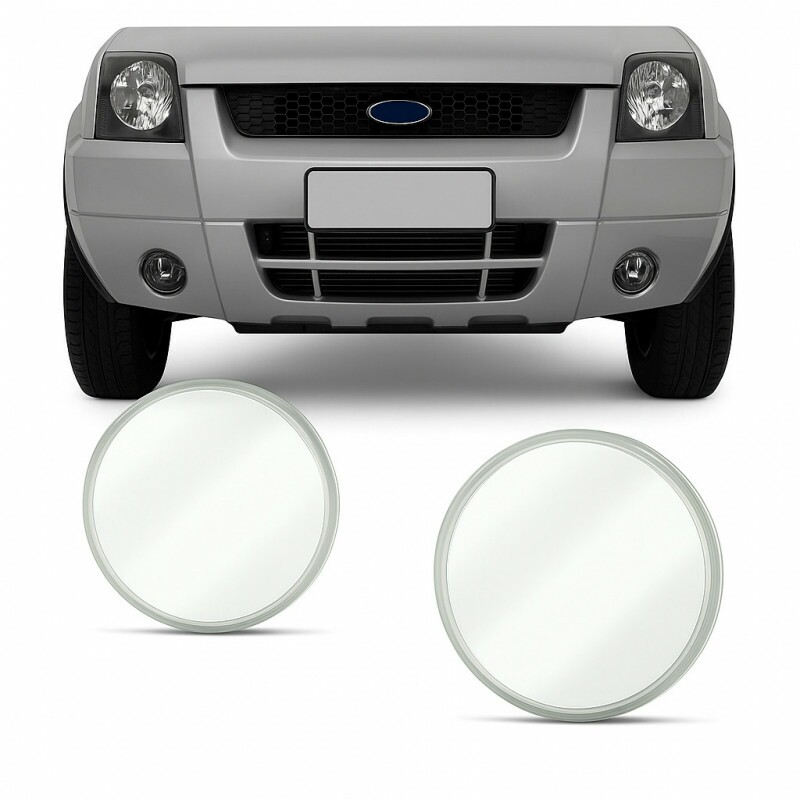 Lente Farol de Milha Dianteiro EcoSport Ranger 2003 a 2009 Ambos Lados Luz de Neblina