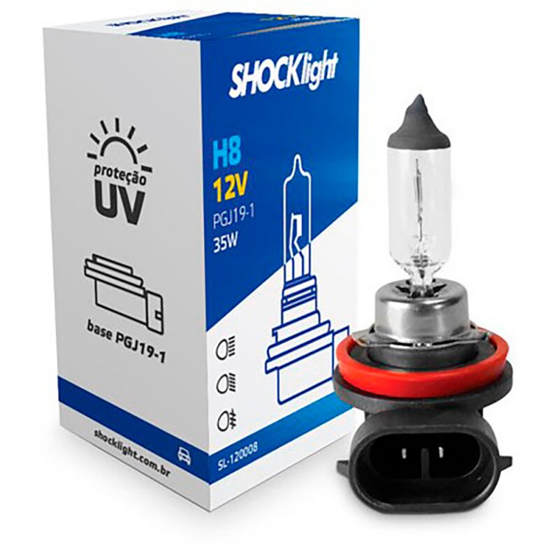 Lampada Convencional Farol H8 35w 12v Standart Lampada Convencional Farol H8 35w 12v Standart