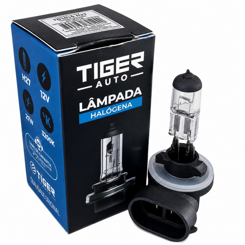 Lâmpada Halógena H27 12V 27W 3200K Lâmpada Halógena H27 12V 27W 3200K