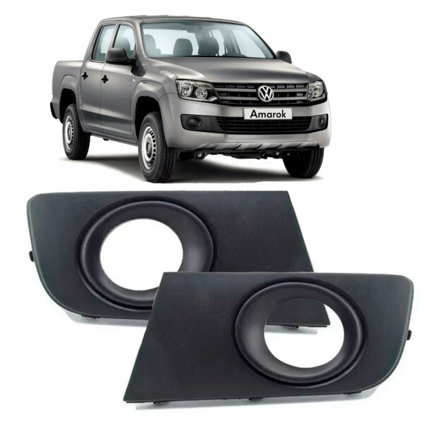 Par Moldura Preta Milha Amarok 2011 a 2013